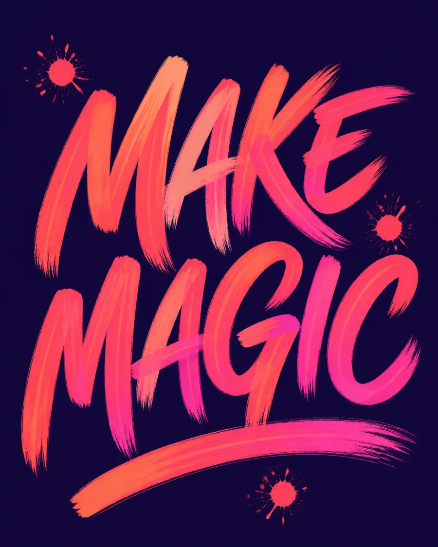 Brush lettering